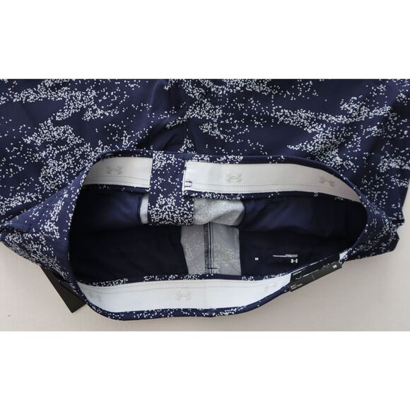 Under Armour 1377303-415 Men's Sz 36 Navy Blue UA Golf Printed 10" Shorts - Picture 4 of 9